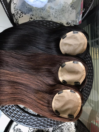 Toupper silk base hair